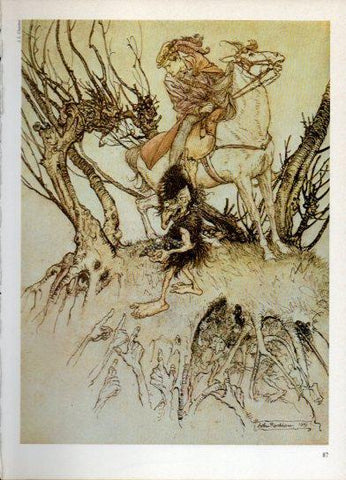 LAMINA V38273: Ilustracion de Undine por A. Rackham