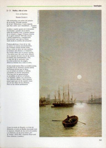 LAMINA V38288: La torre de Londres y el Tamesis a la luz de la luna por H. Pether