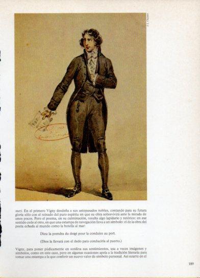 LAMINA V38295: Diseño de traje de Chatterton por A. de Vigny 