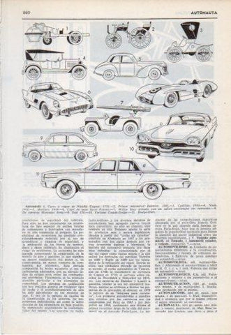 LAMINA V38243: Modelos de automovil