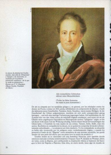 LAMINA V38257: Goethe retrato por Kugelgen