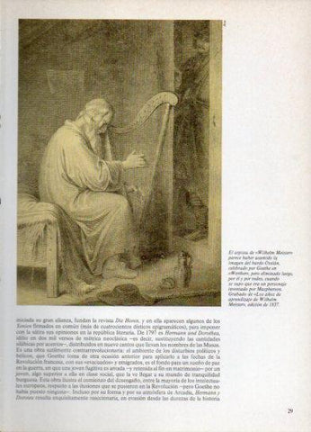 LAMINA V38258: El arpista de Wilhelm Meister
