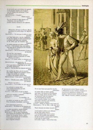 LAMINA V38263: El doctor Fausto grabado del siglo XIX