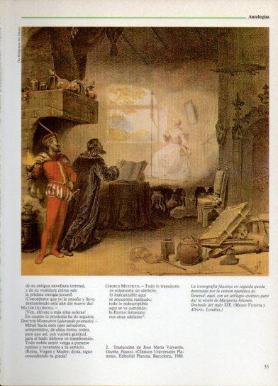 LAMINA V38264: Iconografia faustica grabado del siglo XIX