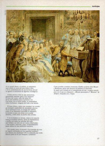 LAMINA V38265: Mozart ejecutando el Miserere de Allegri por L. Turgis