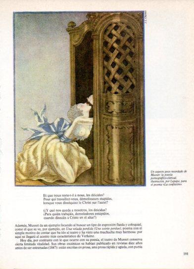 LAMINA V38296: La confesion ilustracion por Lepape