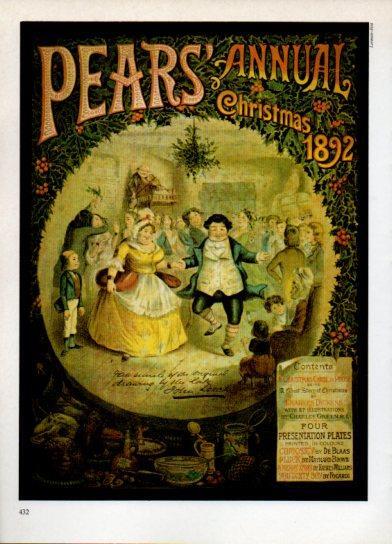 LAMINA V38335: Portada del numero de Navidad de 1892 de Pear's Annual