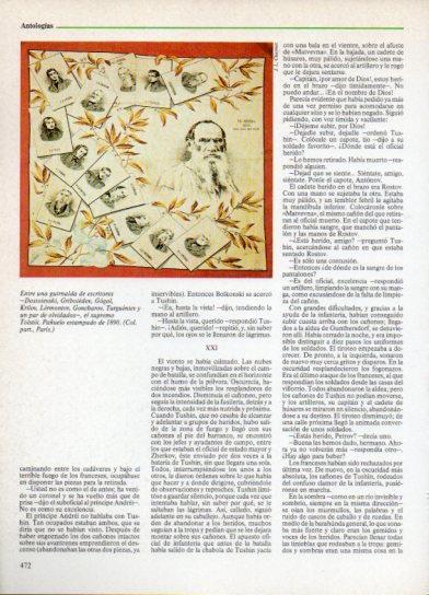 LAMINA V38340: Pañuelo estampado con escritores rusos de 1890