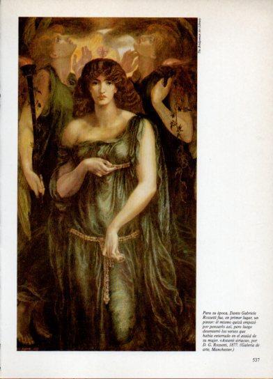 LAMINA V38356: Astarte siriaca por D.G. Rossetti