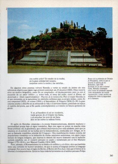 LAMINA V38307: Piramide de Cholula de Rivadabia al fondo iglesia de los Remedios