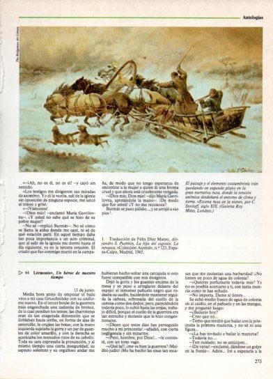 LAMINA V38308: Escena rusa en la nieve por C. Stoiloff