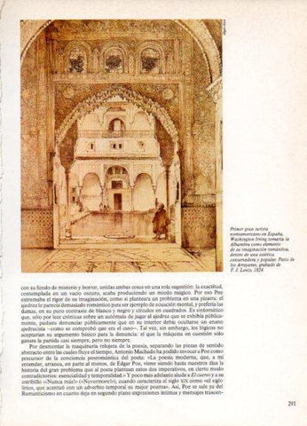 LAMINA V38313: Patio de los Arrayanes grabado de F. J. Lewis