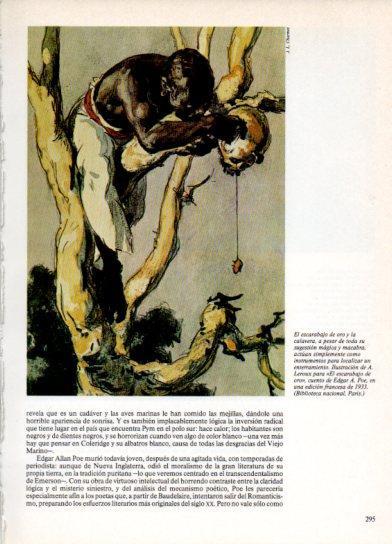 LAMINA V38315: El escarabajo de oro ilustracion por A. Leroux
