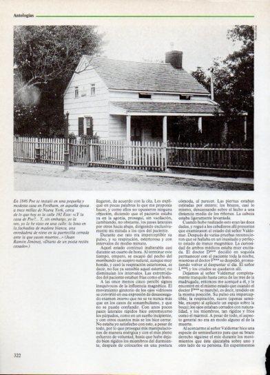 LAMINA V38320: Casa donde vivio Poe en Fordham, Nueva York