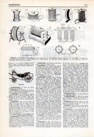 LAMINA V38156: Tipos de carretes