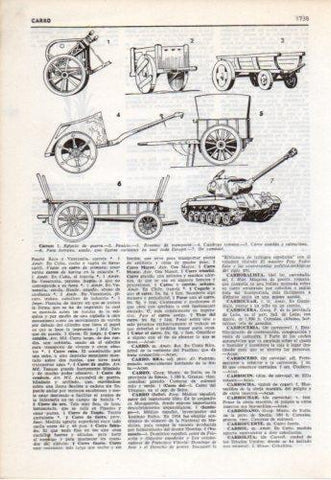 LAMINA V38158: Tipos de carros