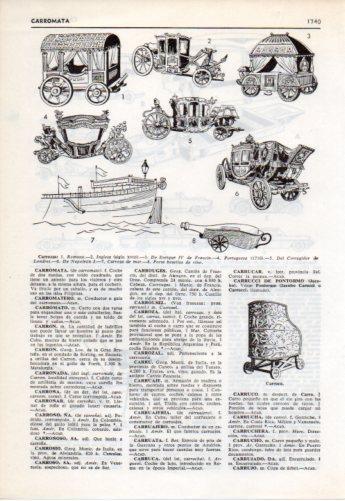 LAMINA V38159: Tipos de carrozas