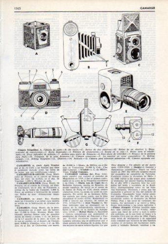 LAMINA V38143: Tipos de camara fotografica