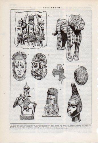 LAMINA V38116: Arte Benin