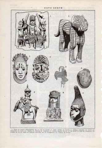 LAMINA V38116: Arte Benin