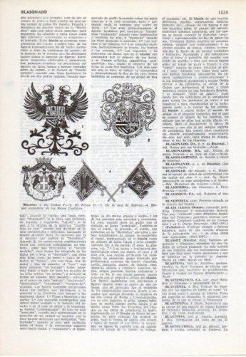 LAMINA V38118: Blasones