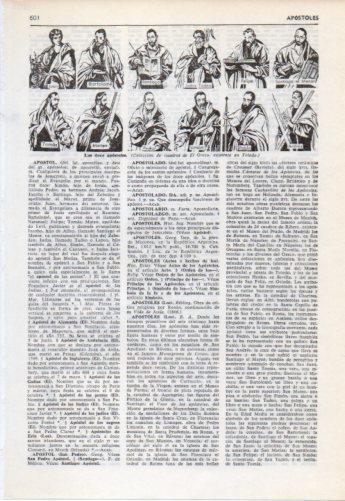 LAMINA V38222: Los doce apostoles colección de cuadros de El Greco