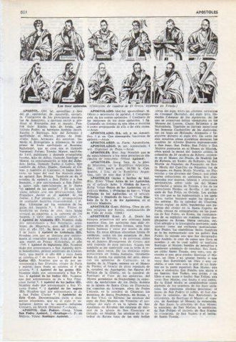 LAMINA V38222: Los doce apostoles colección de cuadros de El Greco
