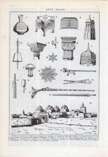 LAMINA V38223: Arte Arabe