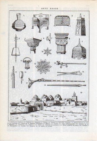 LAMINA V38223: Arte Arabe