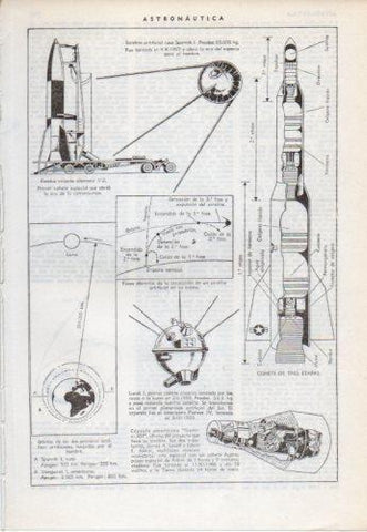 LAMINA V38234: Astronautica