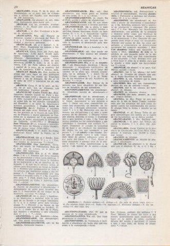LAMINA V38195: Tipos de abanicos