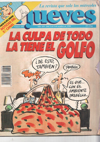 EL JUEVES numero 0697 - POSTER CENTRAL DICK KRACY,  (cello lomo lado superior)