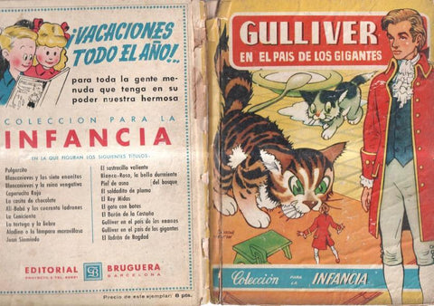 Coleccion Infancia: Gulliver en el pais de los gigantes (cubierta mal estado)