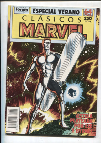 Clasicos Marvel especial invierno 1989;  Estela Plateada (numerado 1 en trasera)