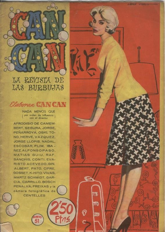 Can Can numero 051: trasera foto de Ruth Roman