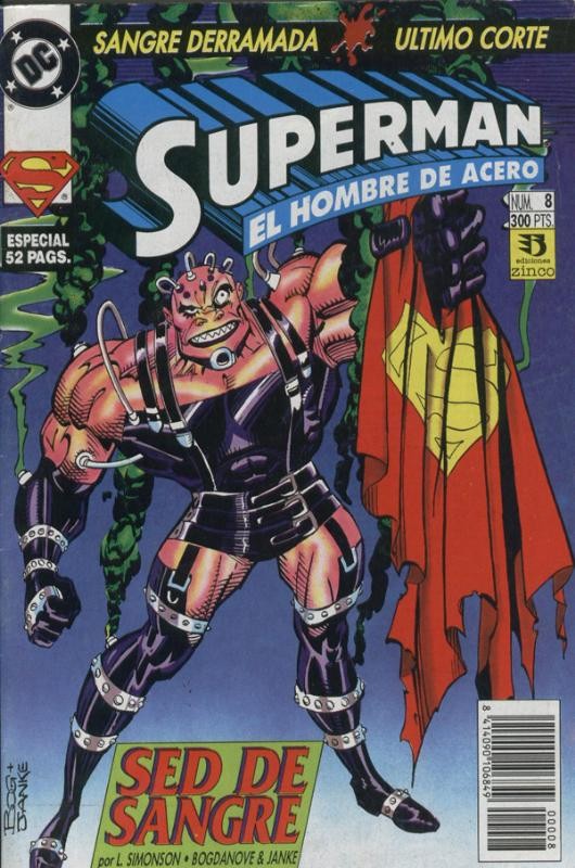 Superman El Hombre de Acero serie de 14 numeros, numero 08