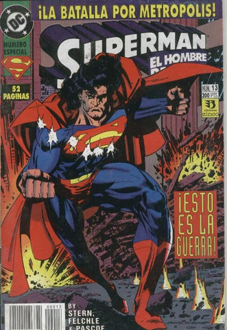 Superman El Hombre de Acero serie de 14 numeros, numero 13