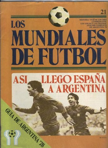 Los  mundiales de futbol fasciculo numero 21