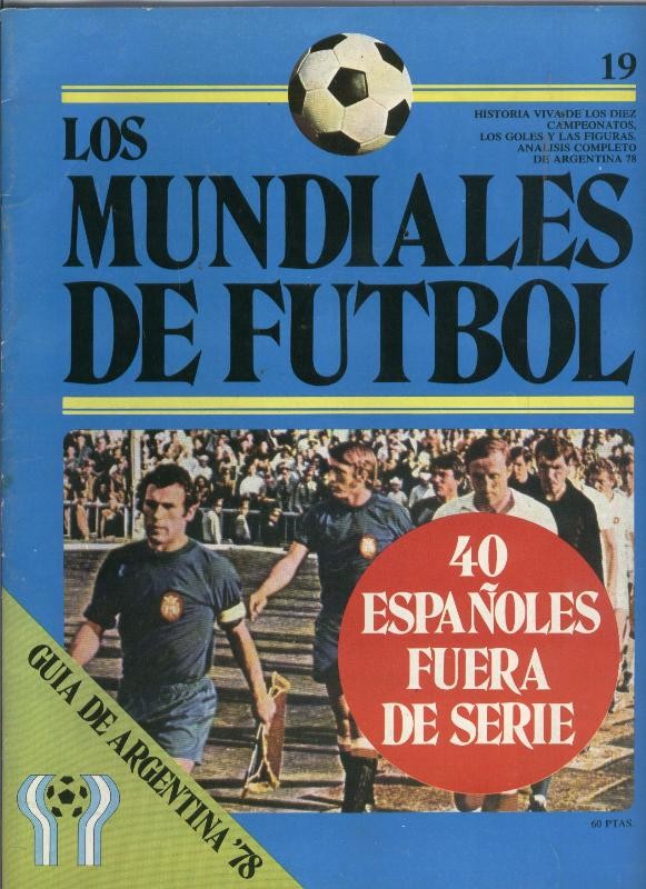 Los  mundiales de futbol fasciculo numero 19