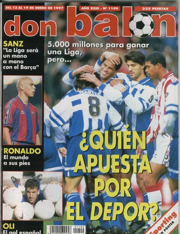 Don Balon numero 1109: poster central del Sporting de Gijon