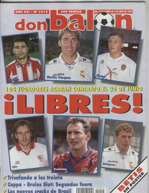Don Balon numero 1015: poster del Betis
