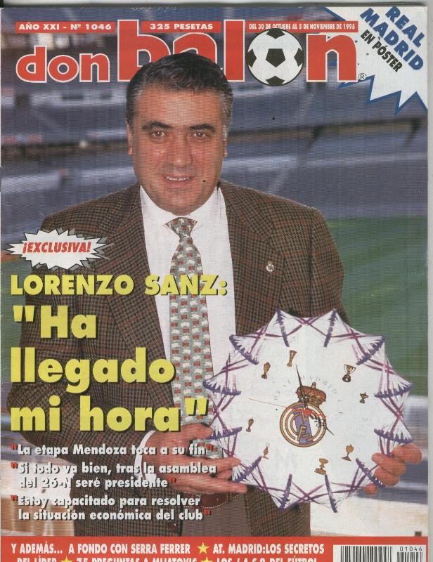 Don Balon numero 1046: poster del Real Madrid