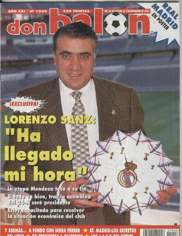 Don Balon numero 1046: poster del Real Madrid