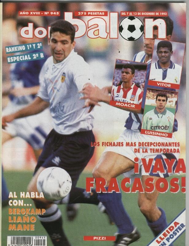 Don Balon numero 0945: poster de La Union Desportiva Lleida