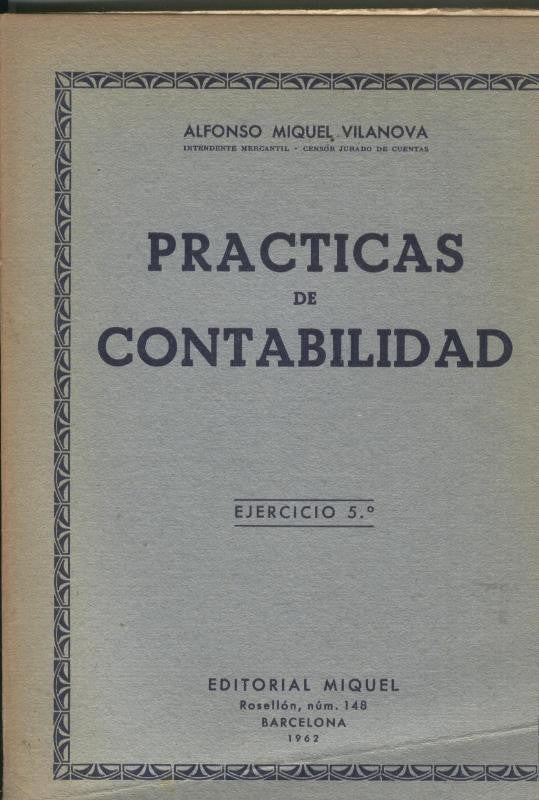 Practicas de contabilidad ejercicio quinto