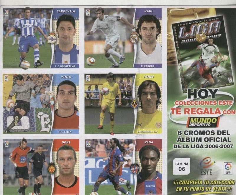 Liga 2006-2007:  lamina 06