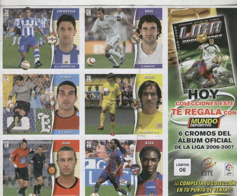 Liga 2006-2007:  lamina 06
