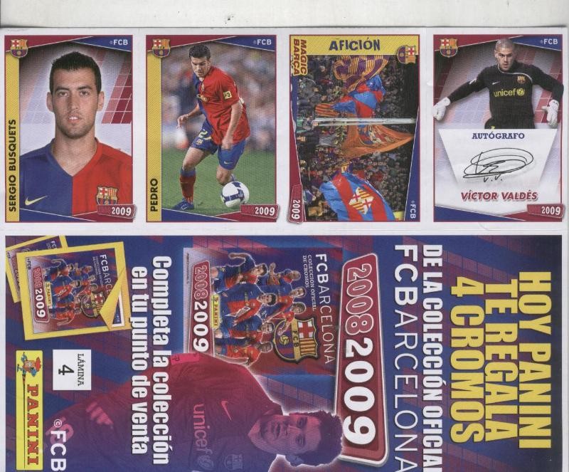 FC Barcelona 2008-2009:  lamina 04