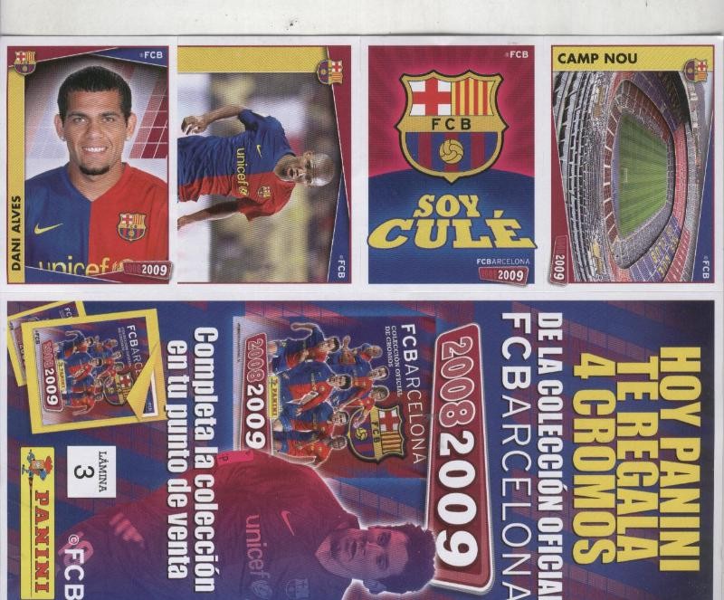 FC Barcelona 2008-2009:  lamina 03