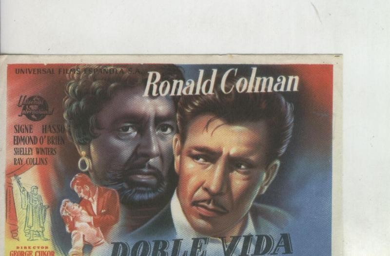 Programas de Cine: Doble vida